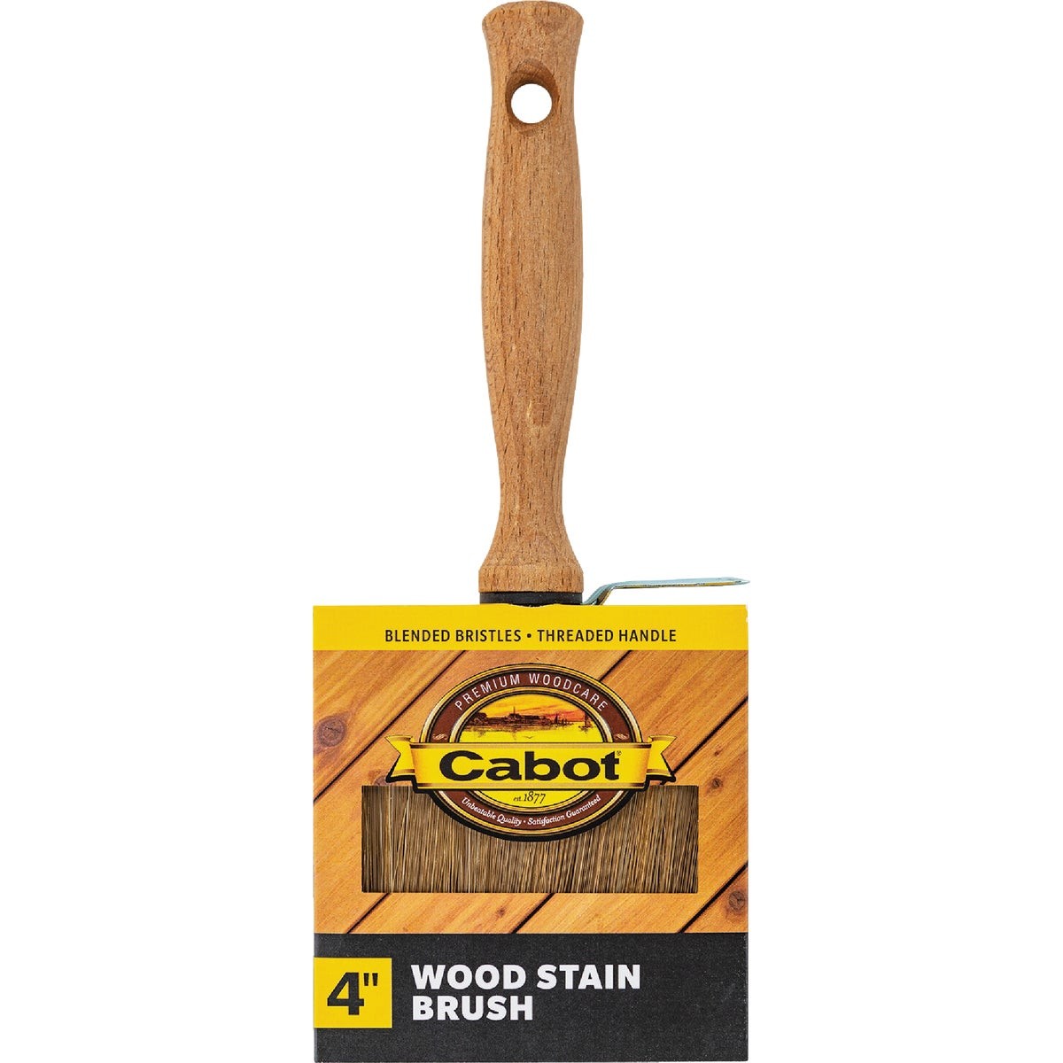 Cabot 4 In. Block Wood Stain Brush 140480600 Cabot 140480600 716341012489