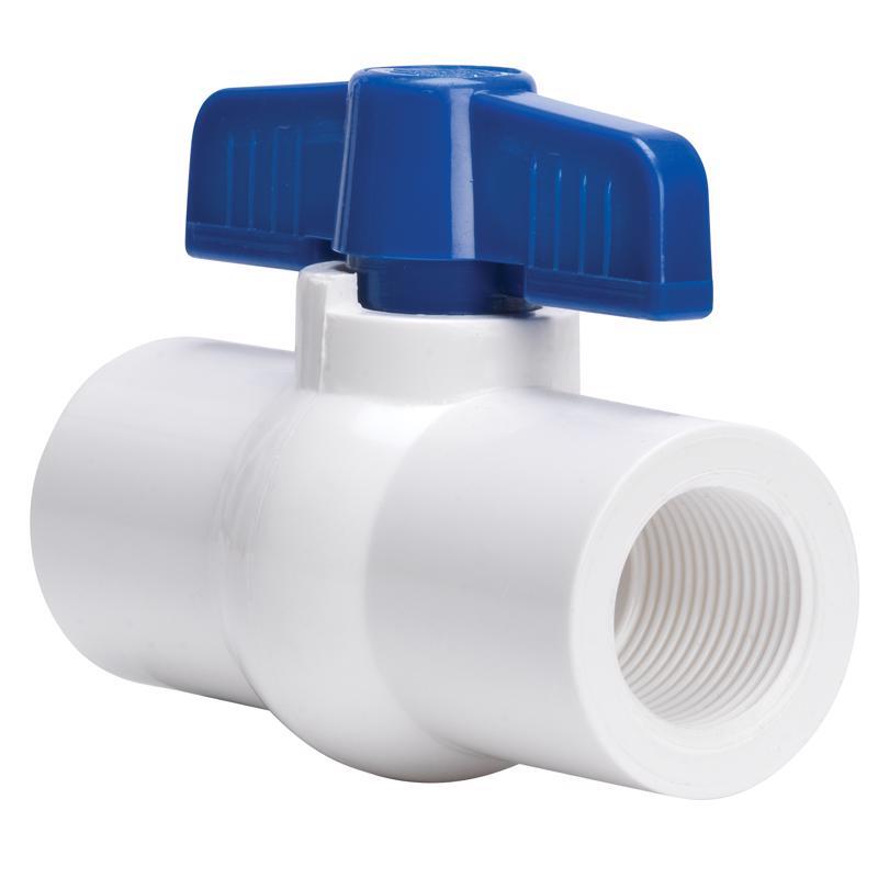 Ball Valve 3/4″ PVC FIP Full Port Quarter-Turn Lever For Non-Potable Water