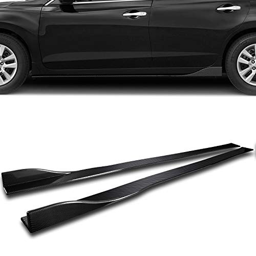 9pc Front Bumper Lip Side Skirt Kit for 2012-2017 Veloster Painted Carbon