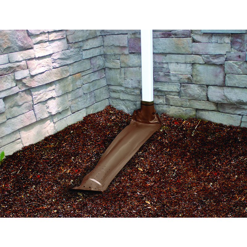 Frost King Drain Away Brown Plastic Downspout Extension 48 L x 2.8 H x 8.5 W in.