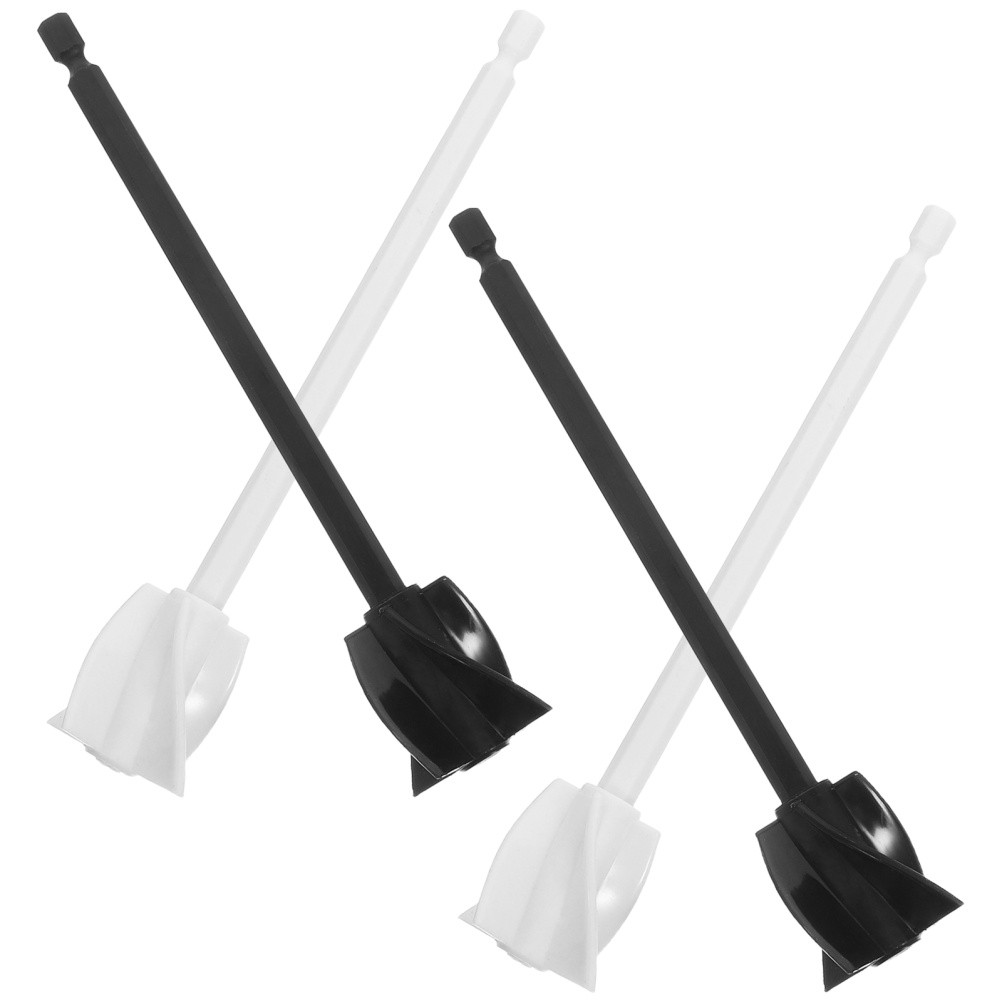 4 Pcs Epoxy Resin Drill Mixer Attachment Spiral Paint Stirring Tools
