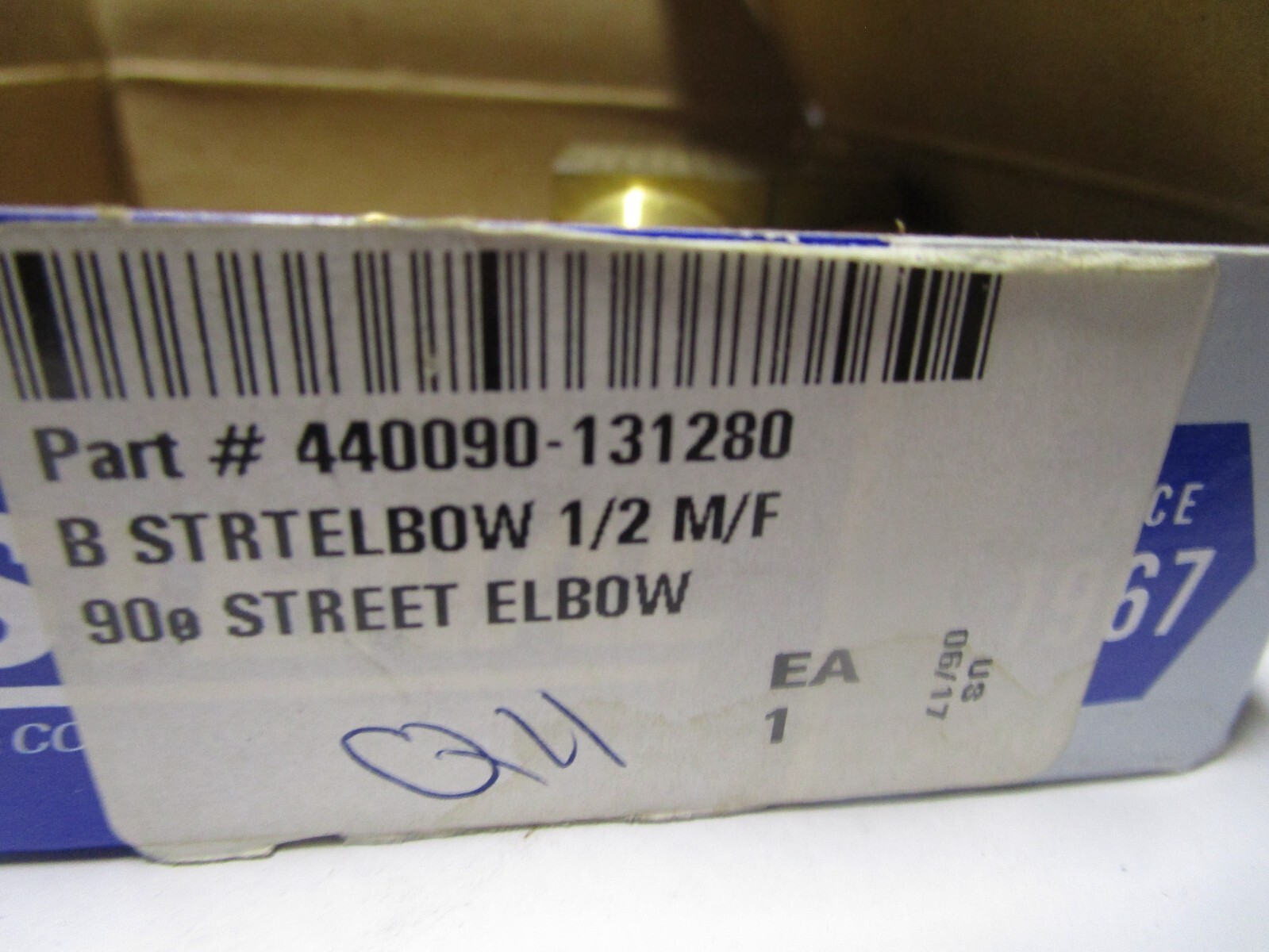 1/2″ x 1/2″ Male NPT x Female NPT Brass Street Elbow QTY 4