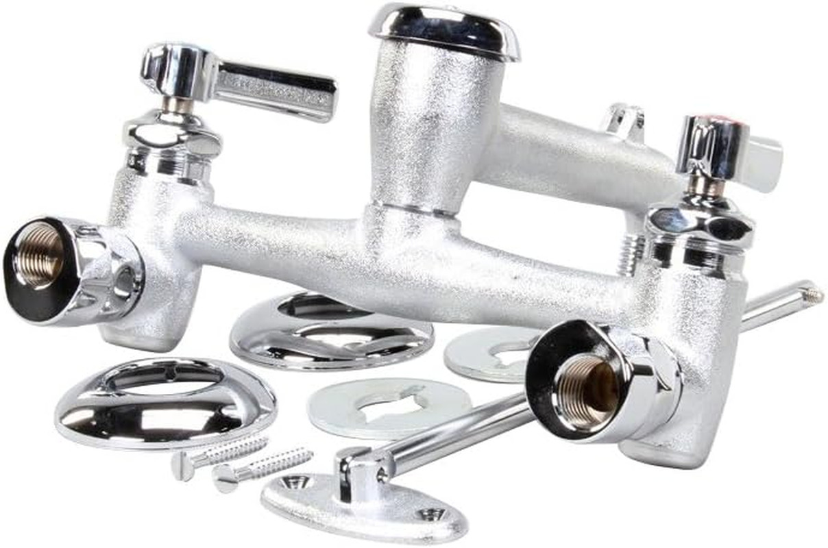 Chicago Faucets 897 Wall Mounted Utility/Service Faucet with Lever Handles