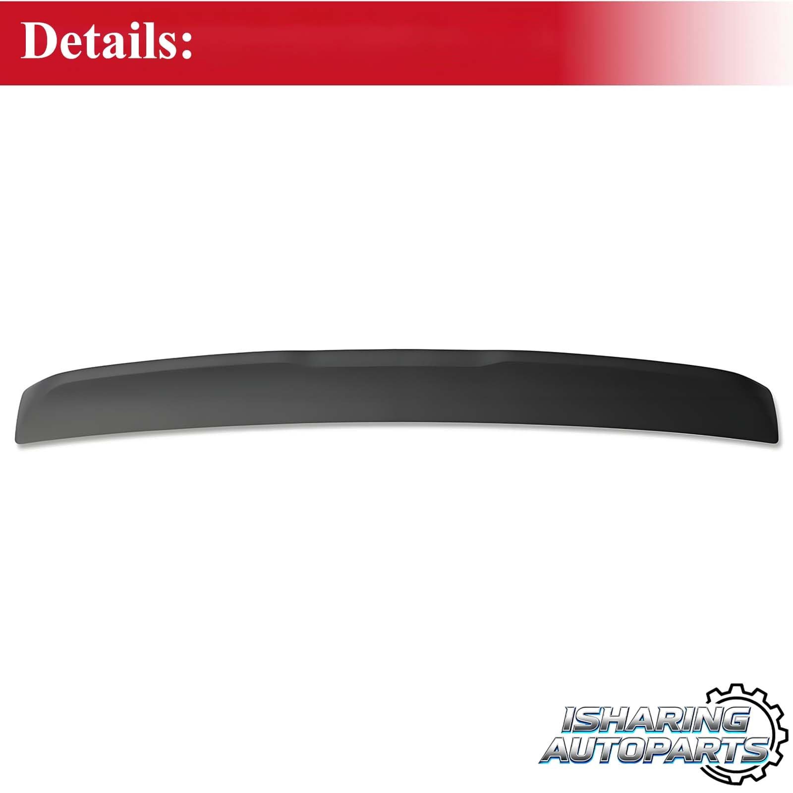 Rear Spoiler Wing 2015-2023 Dodge Challenger Gloss Black ABS OEM No Camera Hole