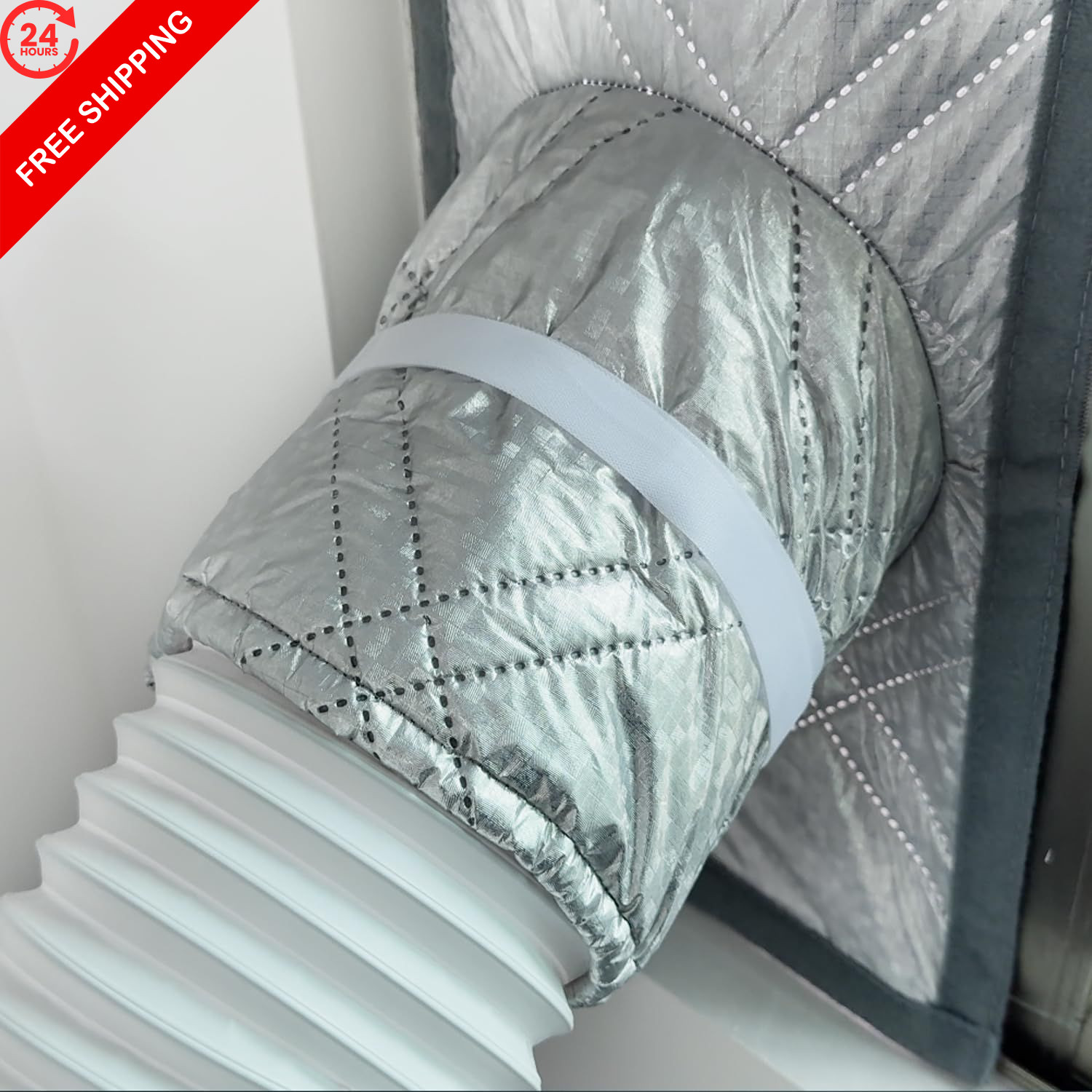 gulrear 3-Layer Insulated Portable AC Window Seal 3L-70inches seal kit