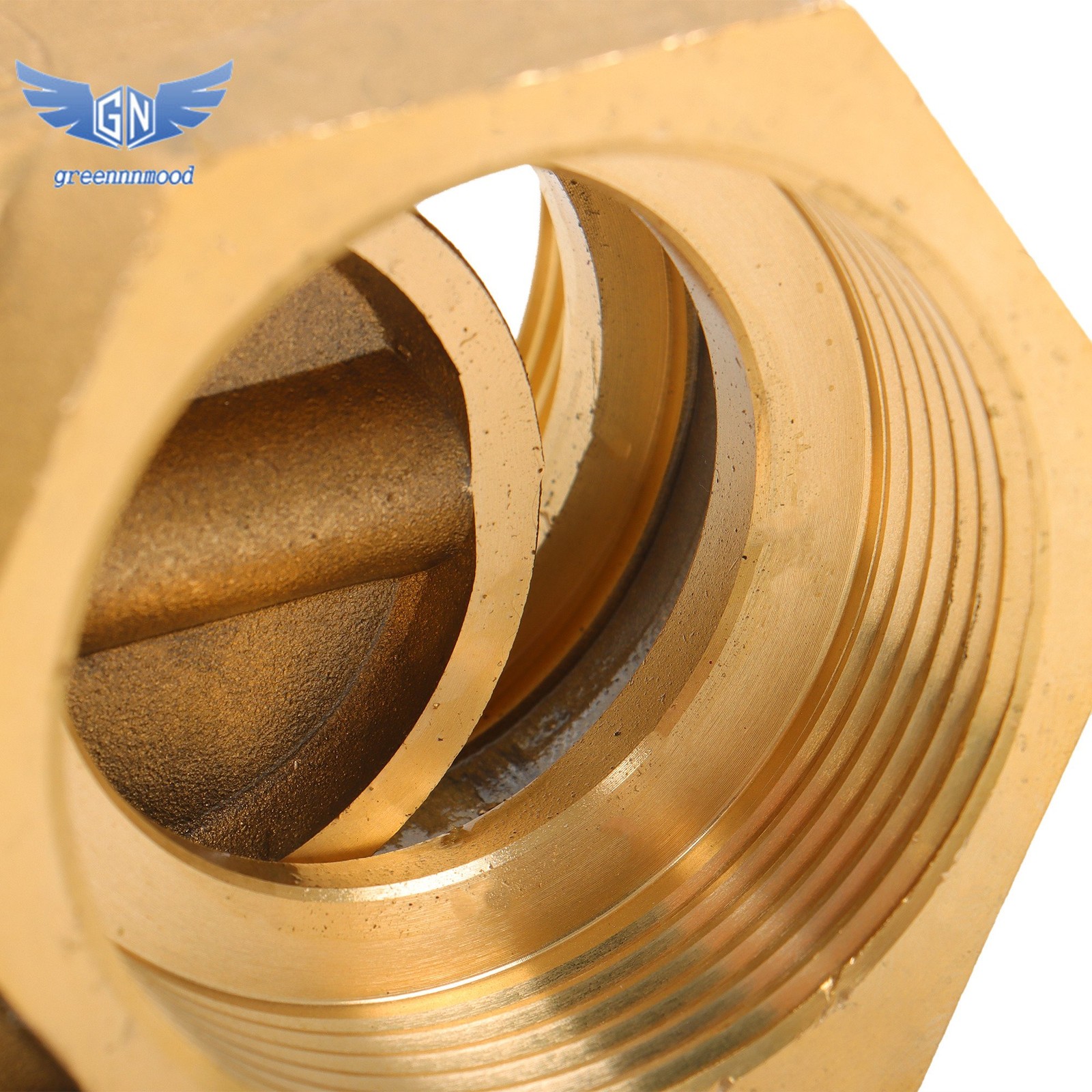 2-1/2″ NPT Brass Gate Valve, Heavy Duty Female Thread Manual Rotary Sluice Valve