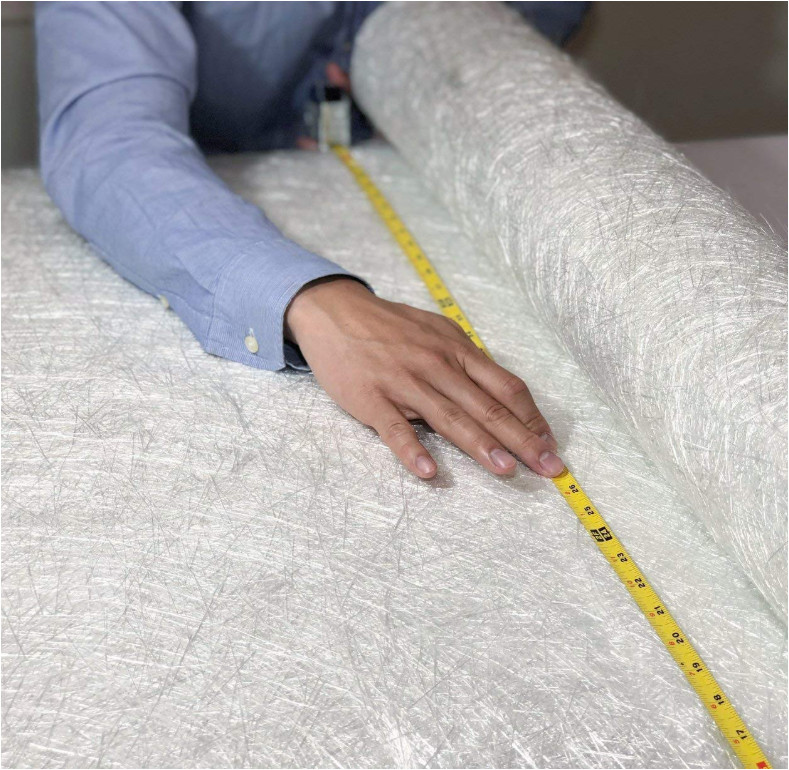 Fiberglass Chopped Strand Mat Cloth 50″ x 360″ | 50 Inch Wide 10 Yard Long, 1 oz