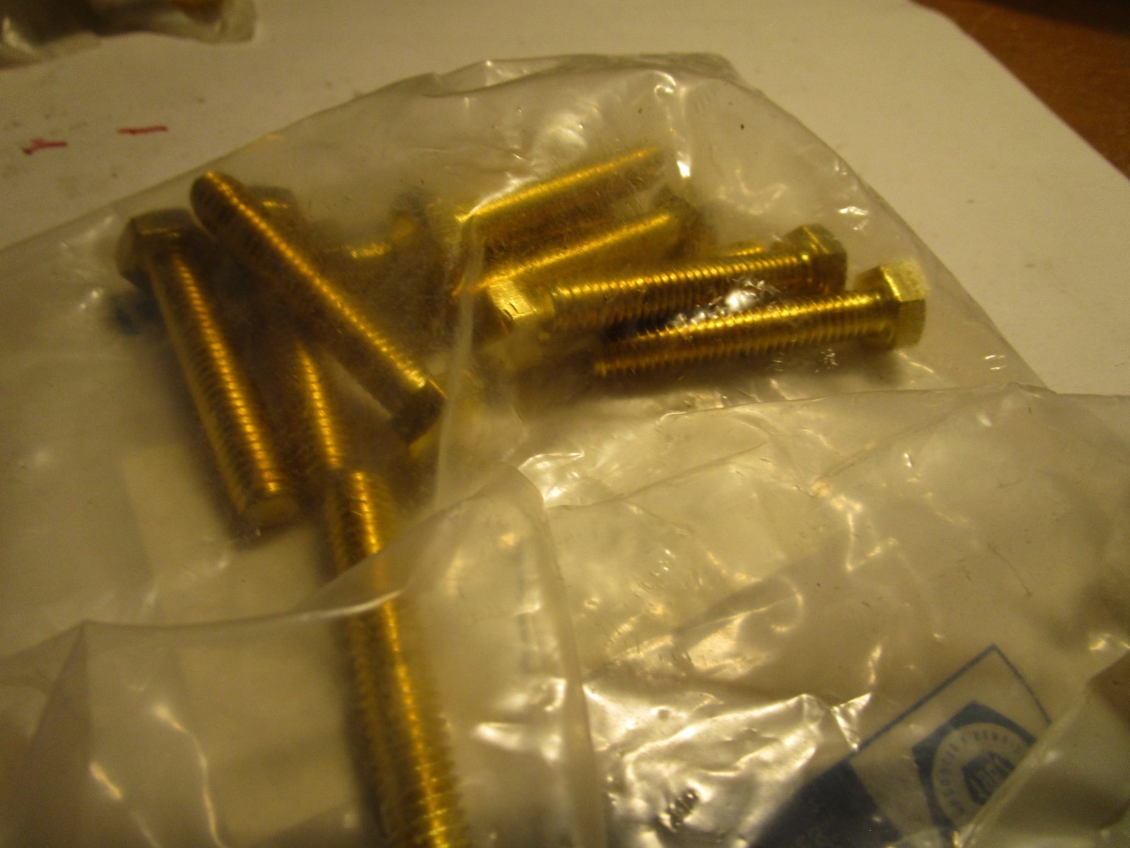 5/16″-18 x 1-3/4″ Brass Hex Cap Screw QTY 10