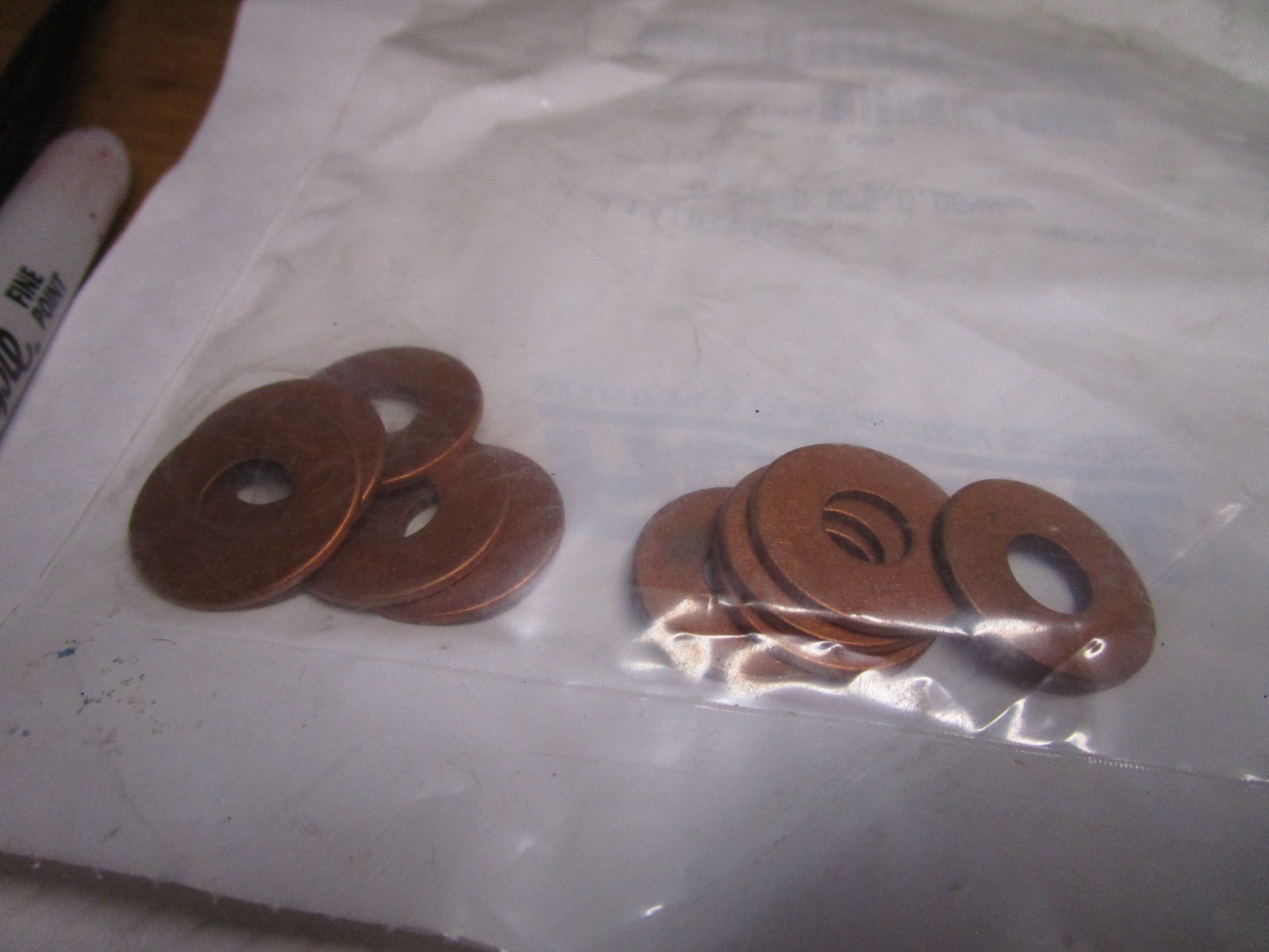 5/16″ x 0.875″ OD C-110 Copper Flat Washer QTY 10