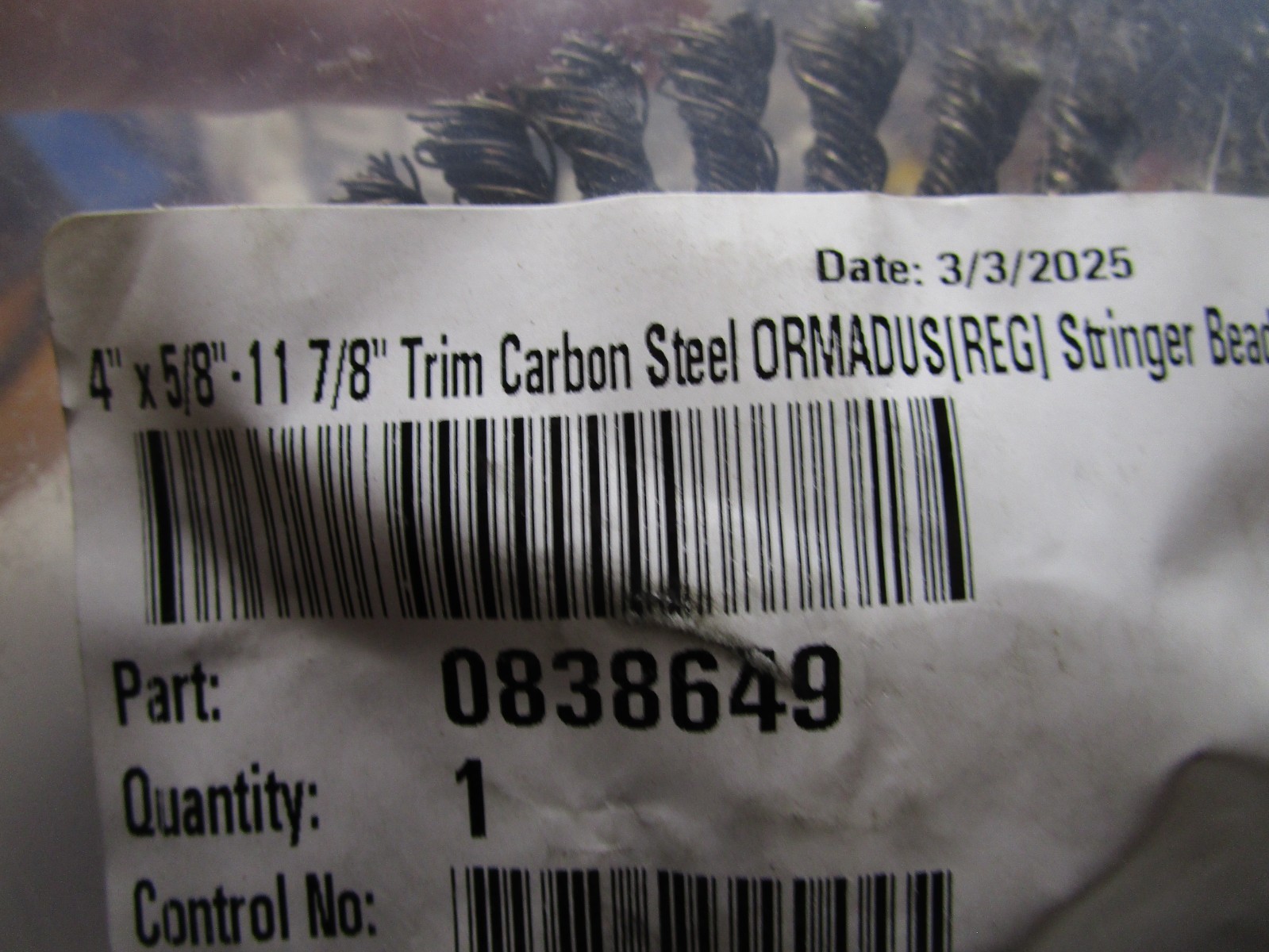 4″ x 5/8″-11 7/8″ Trim Carbon Steel ORMADUS® Stringer Bead Knot Wire Wheel