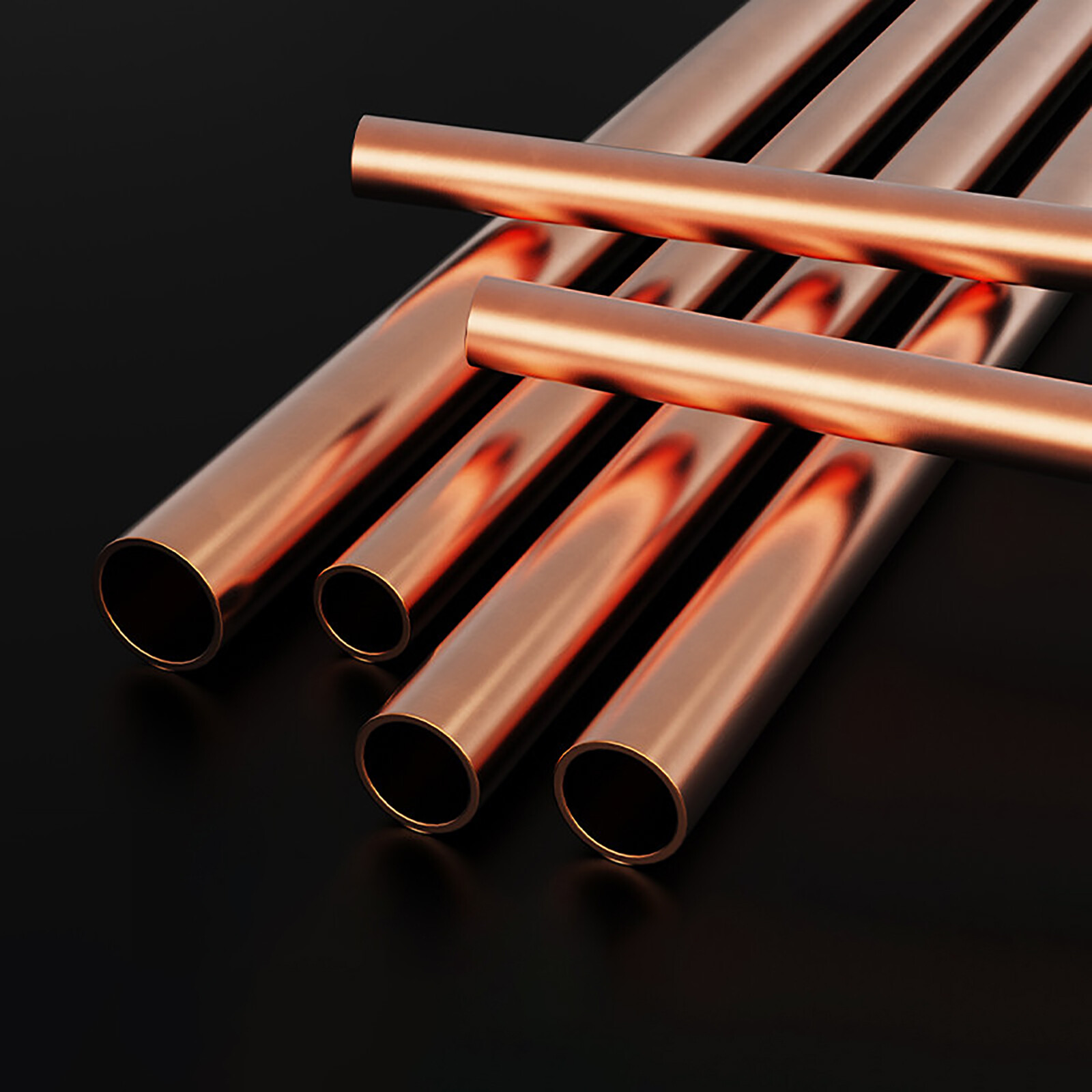 Lengths 300mm Copper Pipe Tube Diameter 1.5 mm – 30 mm,Wall thickness 0.2 – 2mm