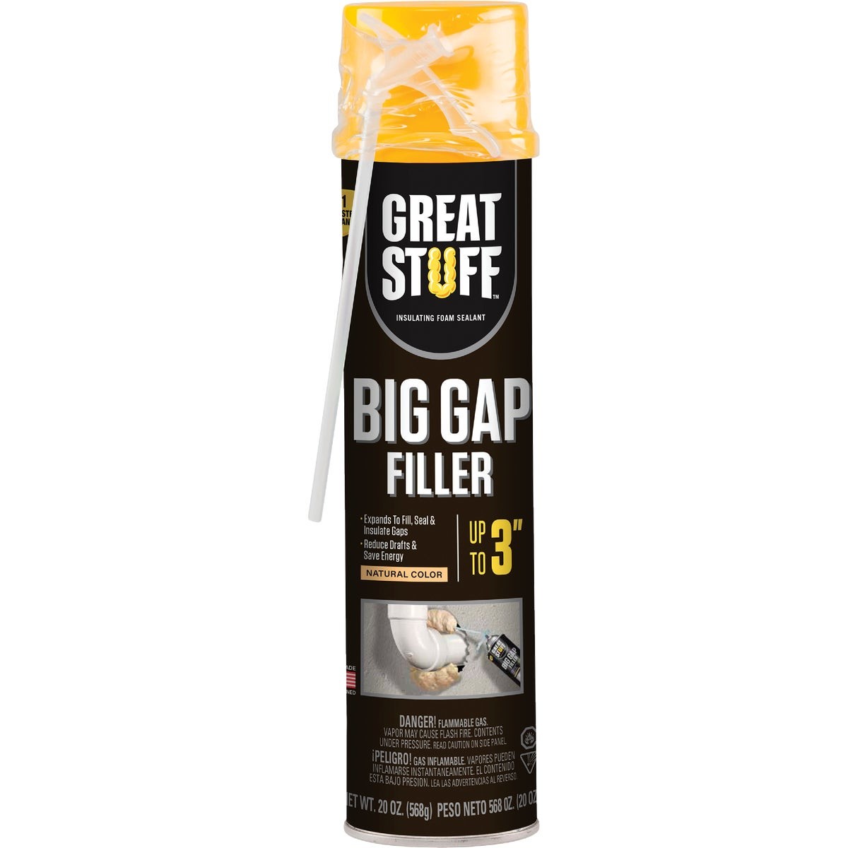 Great Stuff 20 Oz. Big Gap Filler 157913 GREAT STUFF 157913 074985003028 Cream