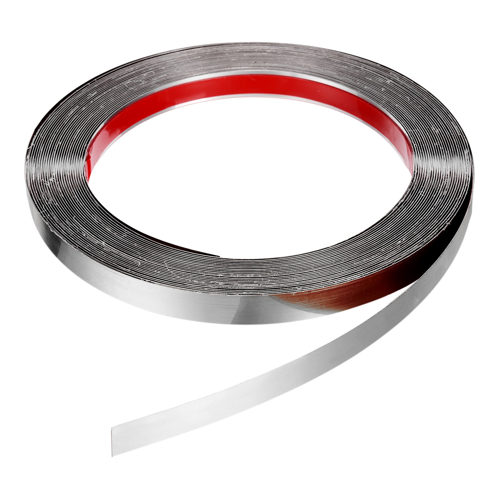 39.4ft x 0.59″ Wall Trim Self Adhesive Stainless Steel Mirror Finish Trim Silver