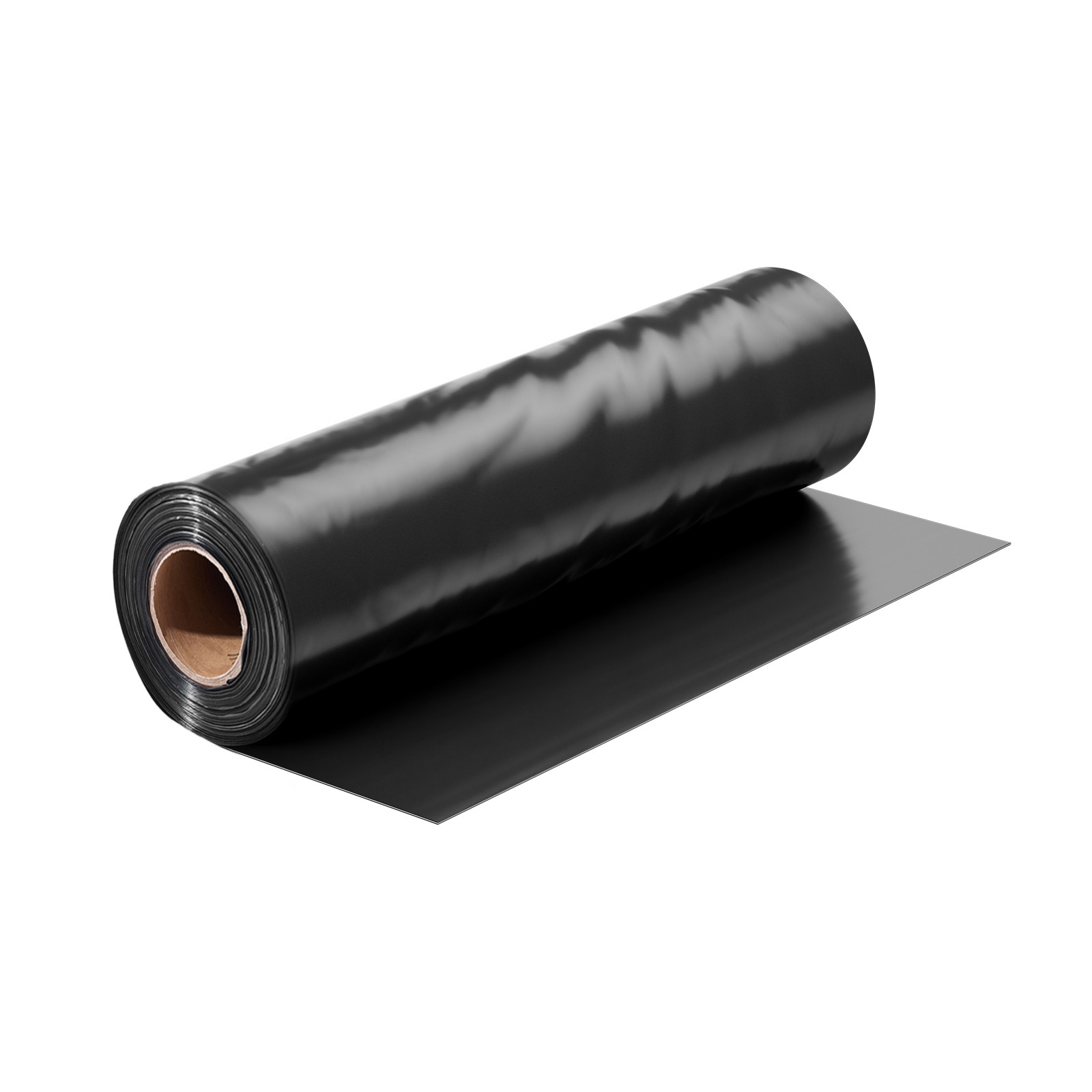 6Mil Plastic Sheeting Roll 10 x 100 FT Heavy Duty Film Black & White