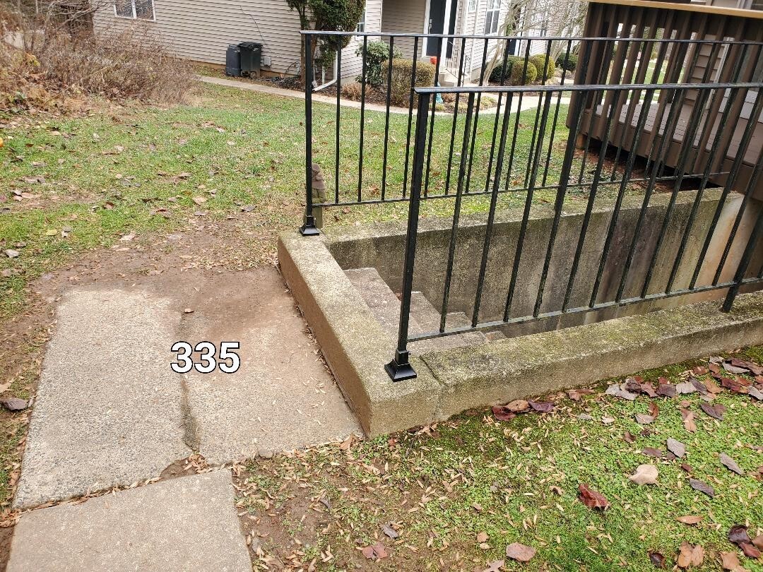 2 Railing REPAIR Base for 1″ Loose POSTS 6 1/2″ Slip OVER existing RAILS 1″ P.P.