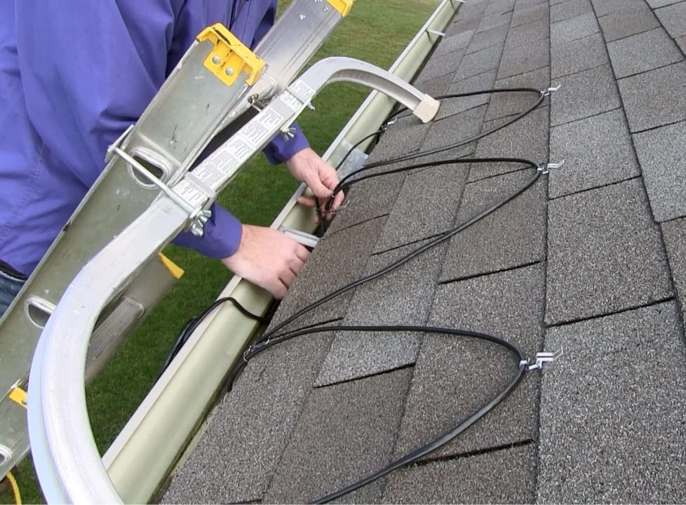 Frost King RC200 Electric Roof Cable Kit, 120V 1000W 200Ft – Prevents Ice Dams