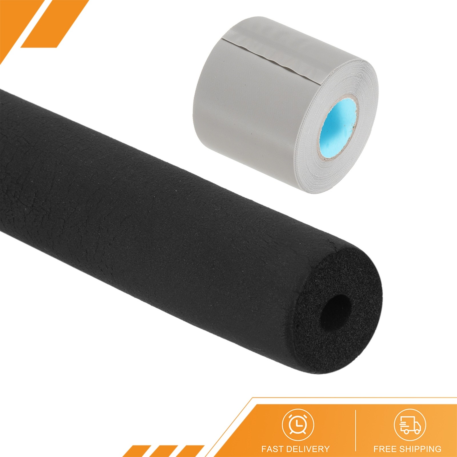 3/8″ 10mm ID x 6Ft Pipe Insulation Foam Tube Cover Wrap Roll Bar Padding Tubing