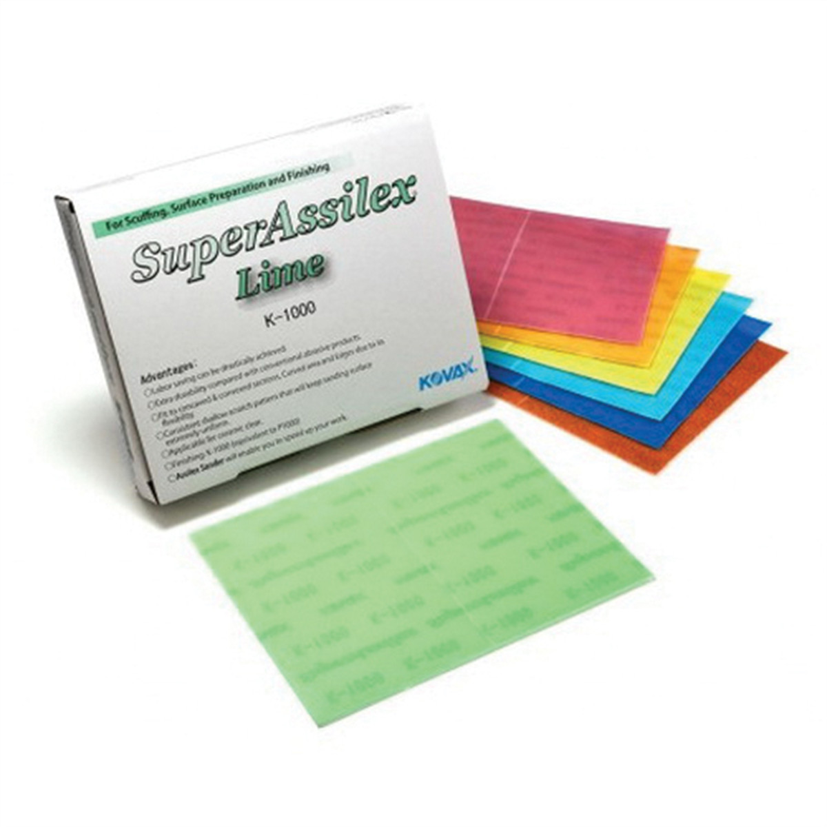 Eagle Abrasives, Inc. KOVAX Super Assilex 191-2517 Sanding Sheet, 130 mm W x 17