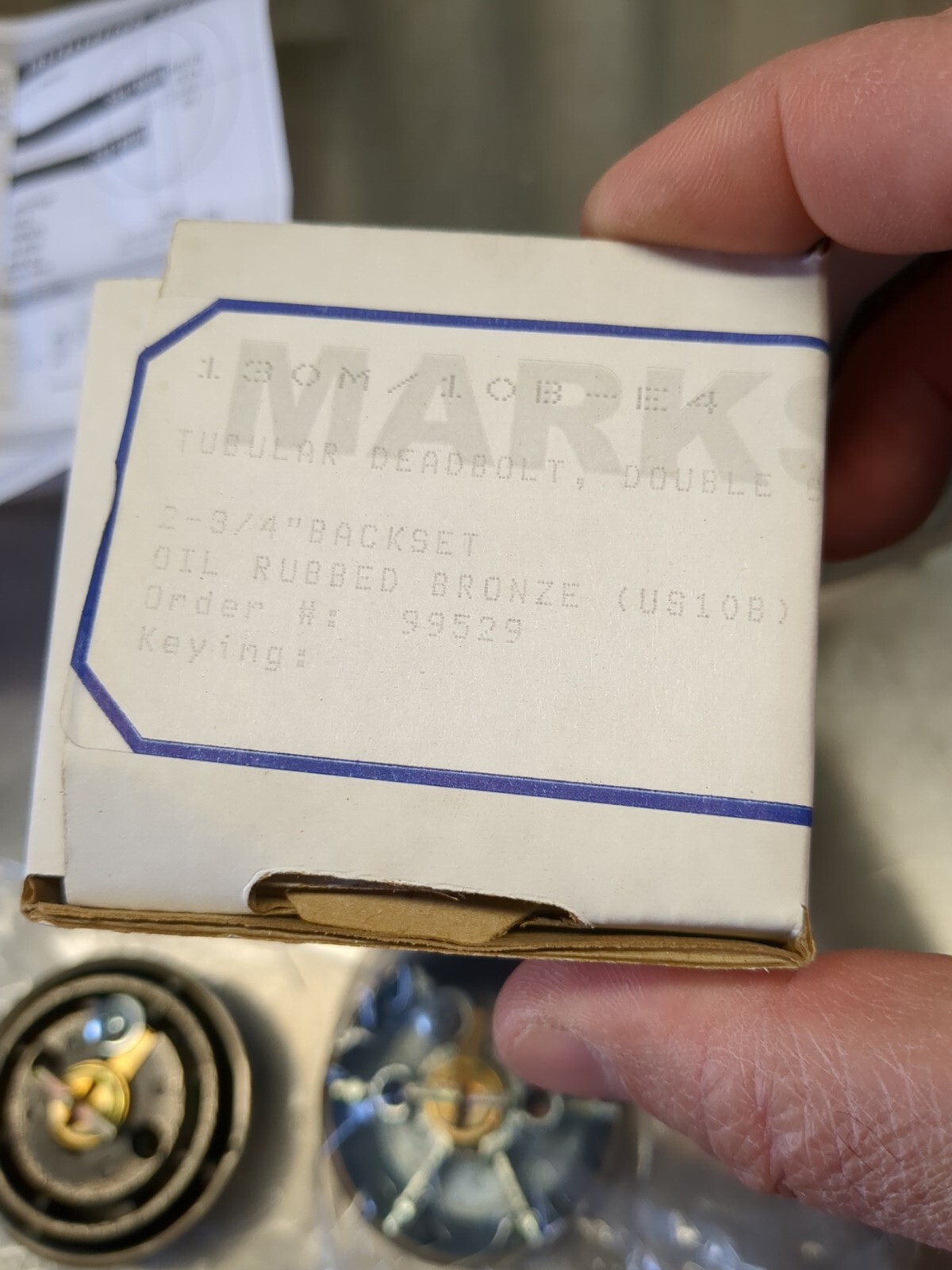 LOCKSMITH, NEW Marks GRADE 1 Double Cyl Deadbolt 130M/10B Dark Bronze (613E)