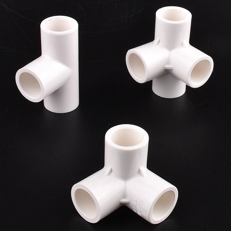 1~5Pcs White 16Mm Pipe Fittings Connector Garden Irrigation Direct Tee Elbow Uni