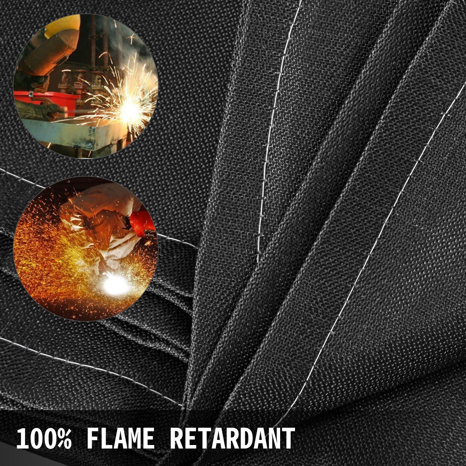 Extra Large Fiberglass Fire Blanket 10×10 Feet Flame Retardant Material