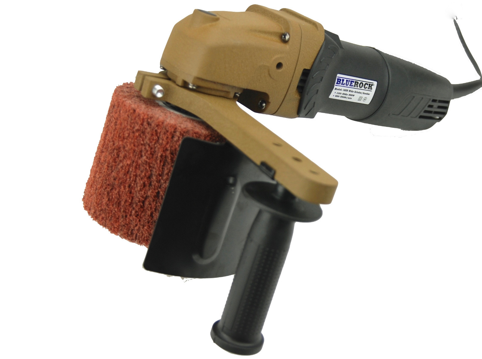 BLUEROCK 120D Large Rolling Wheel Polisher Burnisher & 5 Pc PACKAGE DEAL