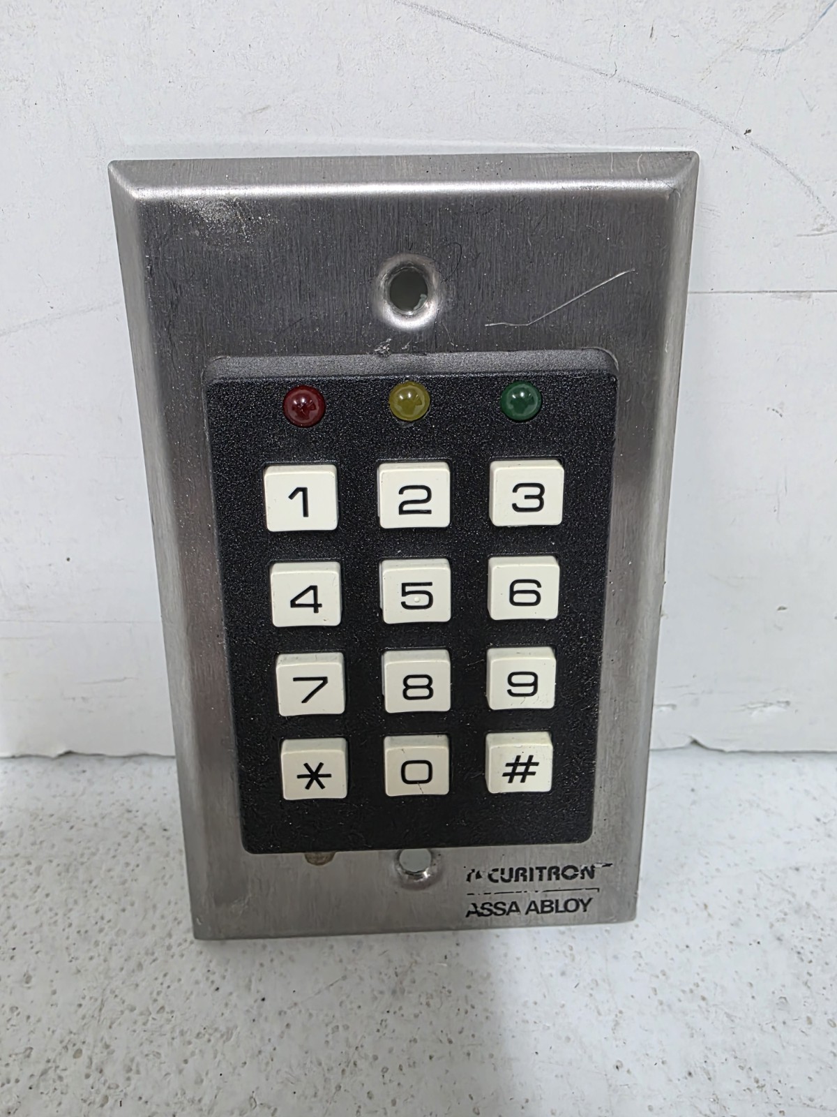 Assa Abloy Securitron Entry Keypad, Stainless Steel