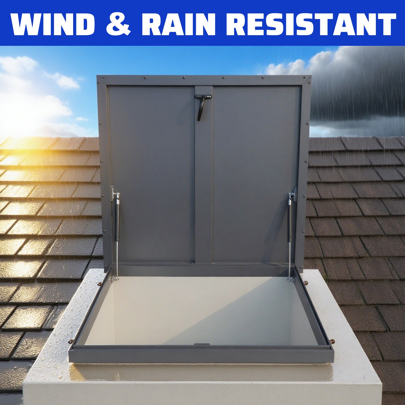 Roof Hatch Square Roof Access Hatch Roof Safety Door Suitable for Home Industry