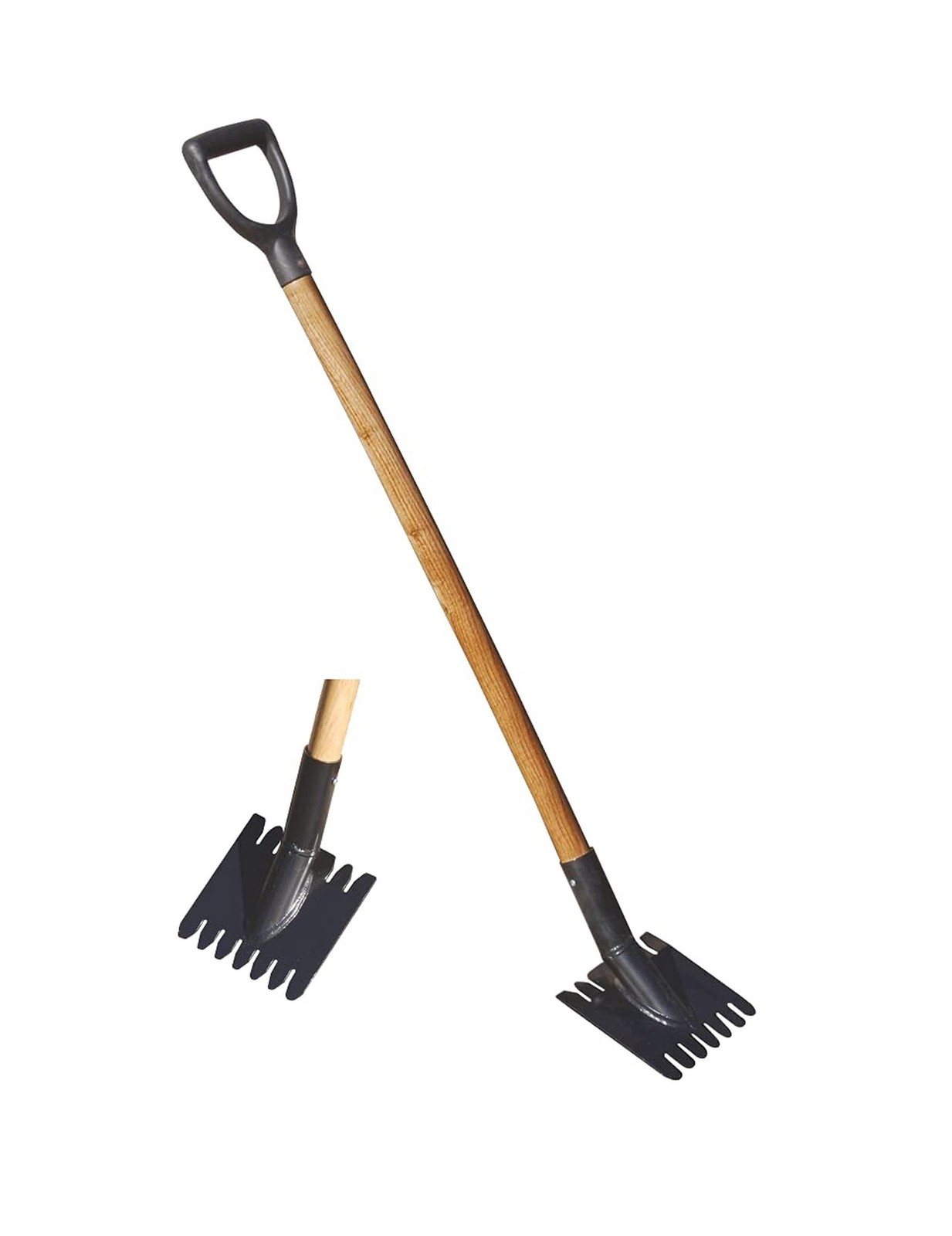 Roof Shingle Scraper with D-Handle – Shingle Removal Shovel & Nail Puller