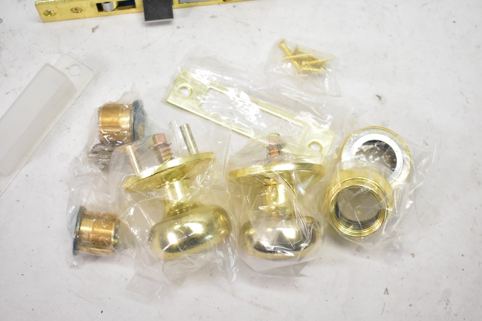 Premier Lock Mortise Gate Lockset Polished Brass US3 MLG01 4 Way Installation