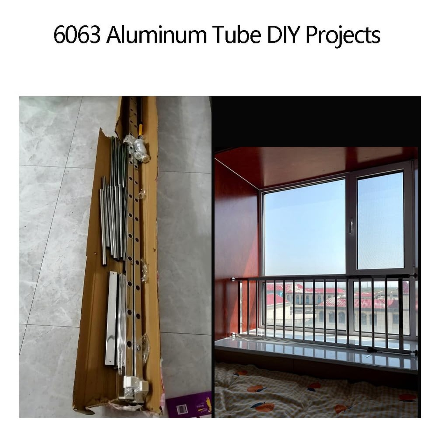 16 inch Aluminum Round Tube,3/8″ OD 1mm Wall Thickness,6063 Aluminum Hollow S…