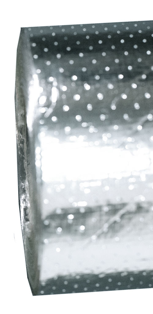 500SQFT (4FT) Double Reflective Insulation Roll Woven Fabric Radiant Barrier