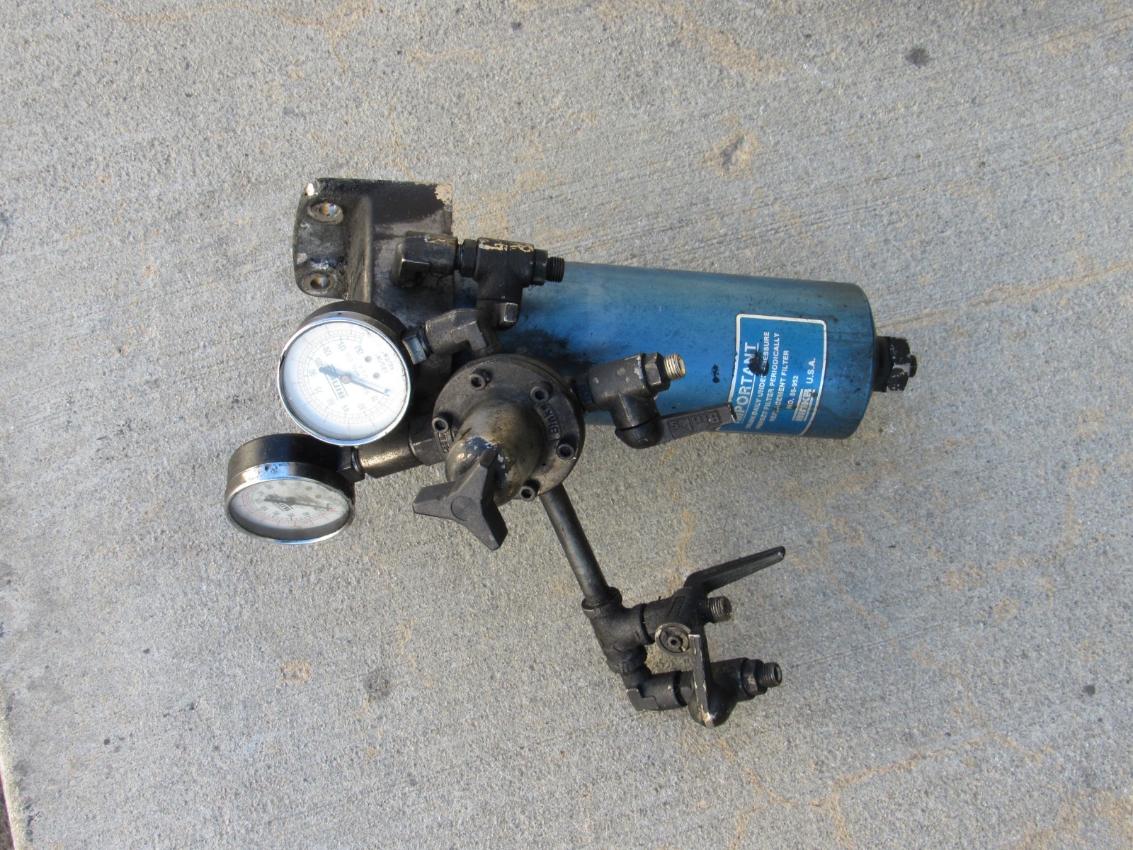 Binks Oil Water extractor paint regulator separator 86-952 85-200 86-948 filter