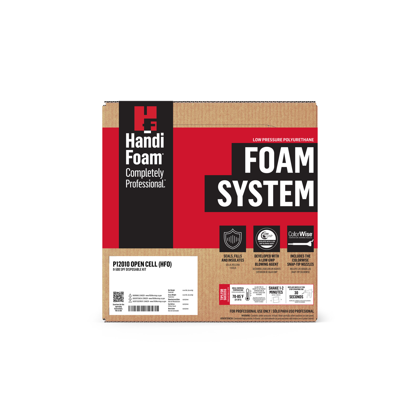 HandiFoam® HFO Open Cell Spray Foam Insulation Kit – 500 Board Feet