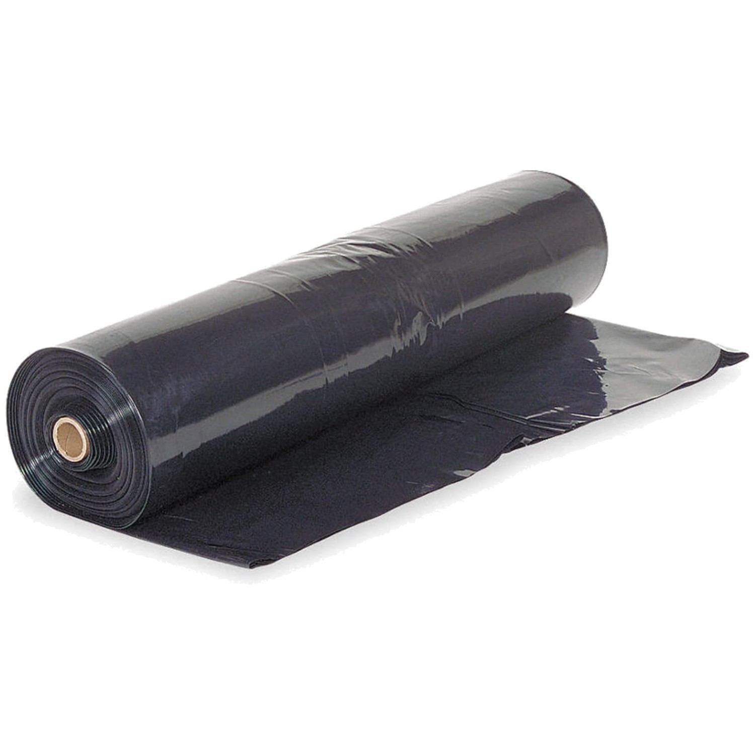 Roll of Black Plastic Sheeting – 10′ x 100′ Size
