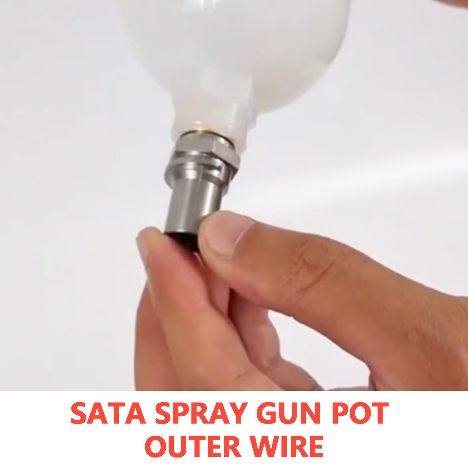 New Spray Gun Cup Pot For Sata 4400 Small Repair Spray Gun Pot 250cc Accessories