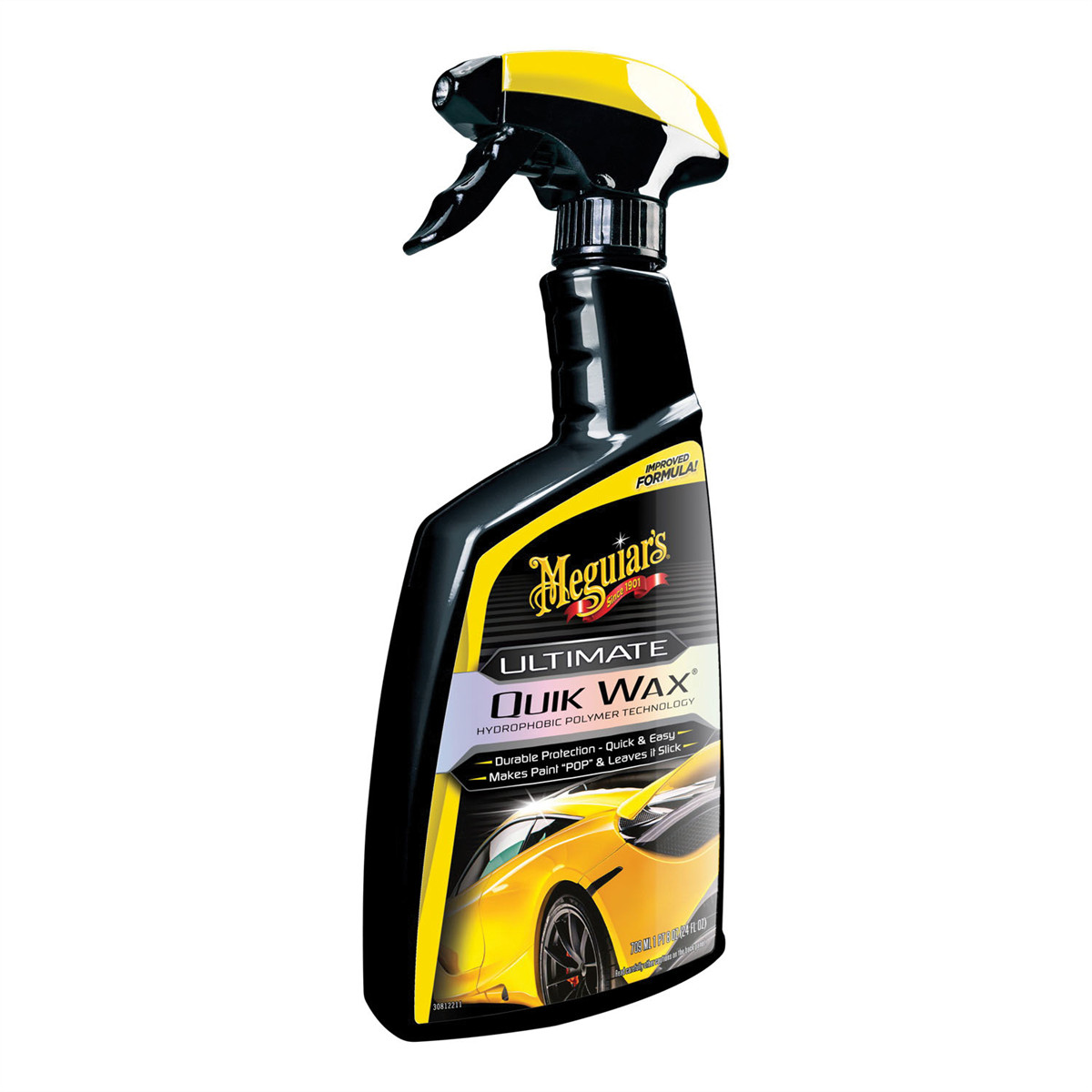 Meguiars G200924 Ultimate Quik Wax, 24 oz Spray Bottle, Gloss Shine, White, Liq