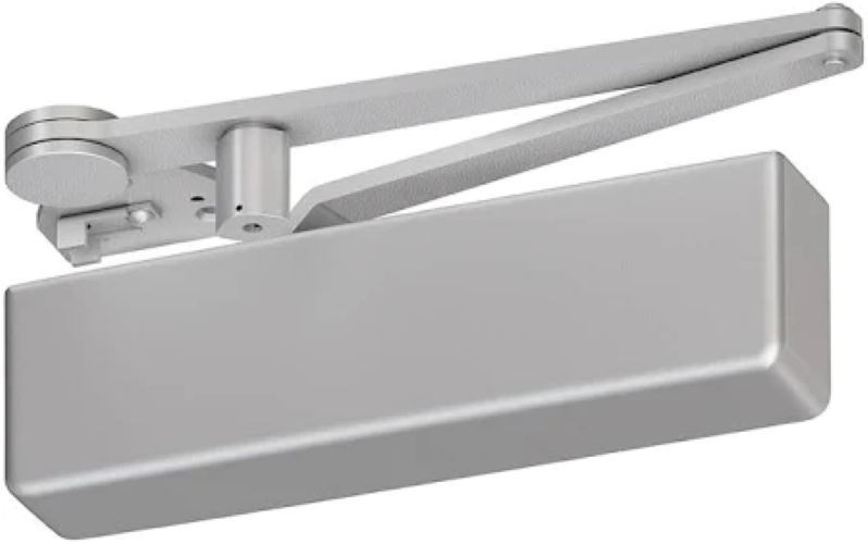 FALCON HARDWARE SC 71A DSHO ALUMINUM DOOR CLOSER PUSH SIDE PA MOUNTING HOLD OPEN