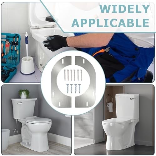 Toilet Flange Repair Kit,490-11322 Closet Flange Floor Support(Stainless Steel)