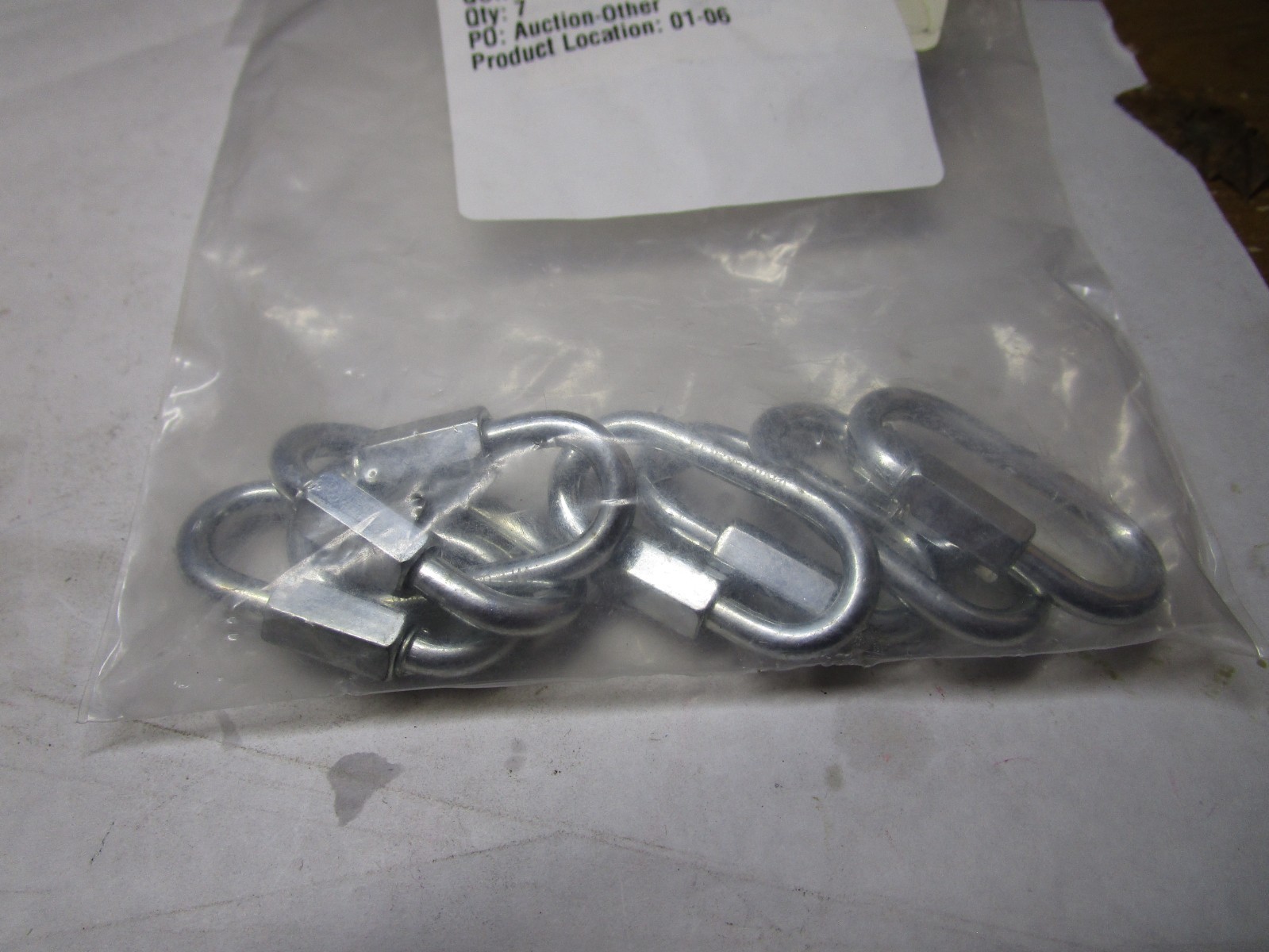 3/16″ 650-WLL Trade Size Quick Links QTY 7