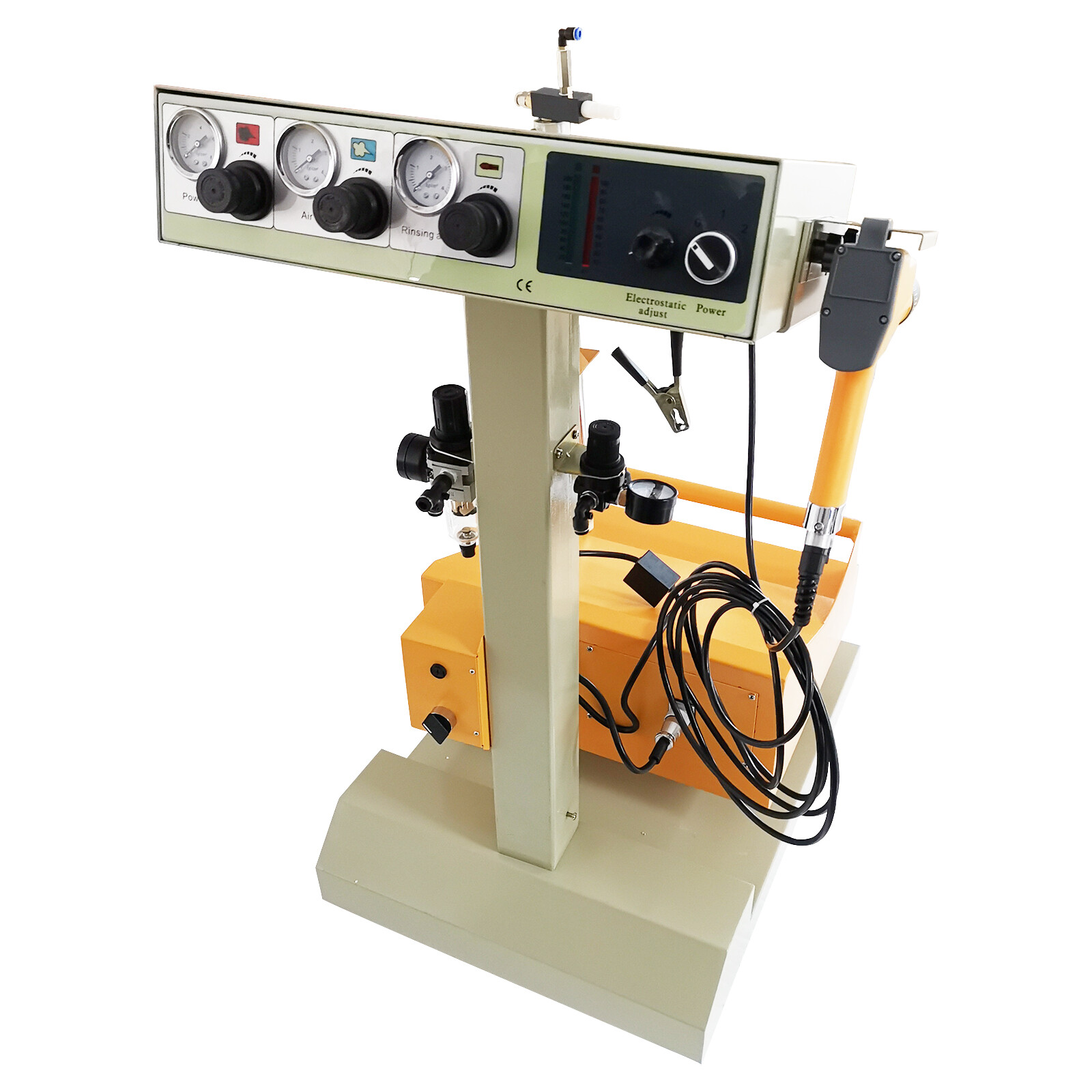 110V Vibrating Particle Coating Machine Spraying Electrostatical Paint System