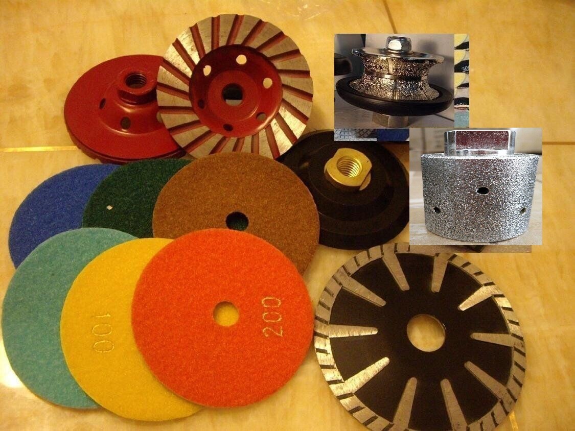Sinkwork Cut Polish Granite Undermount 3/4″ 1-1/4″ 1 1/2″ Full Bullnose Profiler