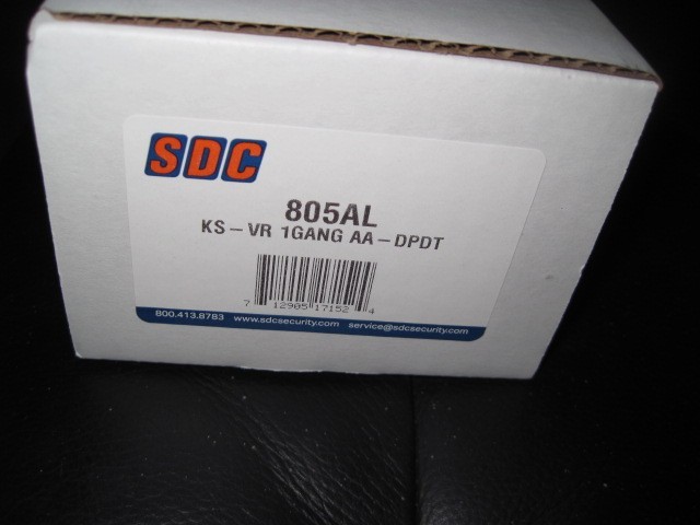 SDC 805AL Single Gang Key Switch, DPDT