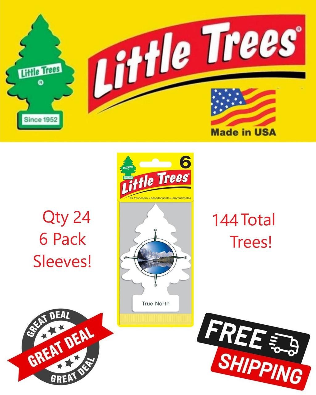 Little Trees 67146 True North Hanging Air Freshener for Car & Home 144 Pack!