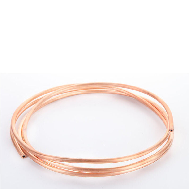 T2 Red Copper Tube Pipe Coil Soft OD 2mm~16mm Wall Thk 0.5/0.6/0.7/0.8/1/1.5mm