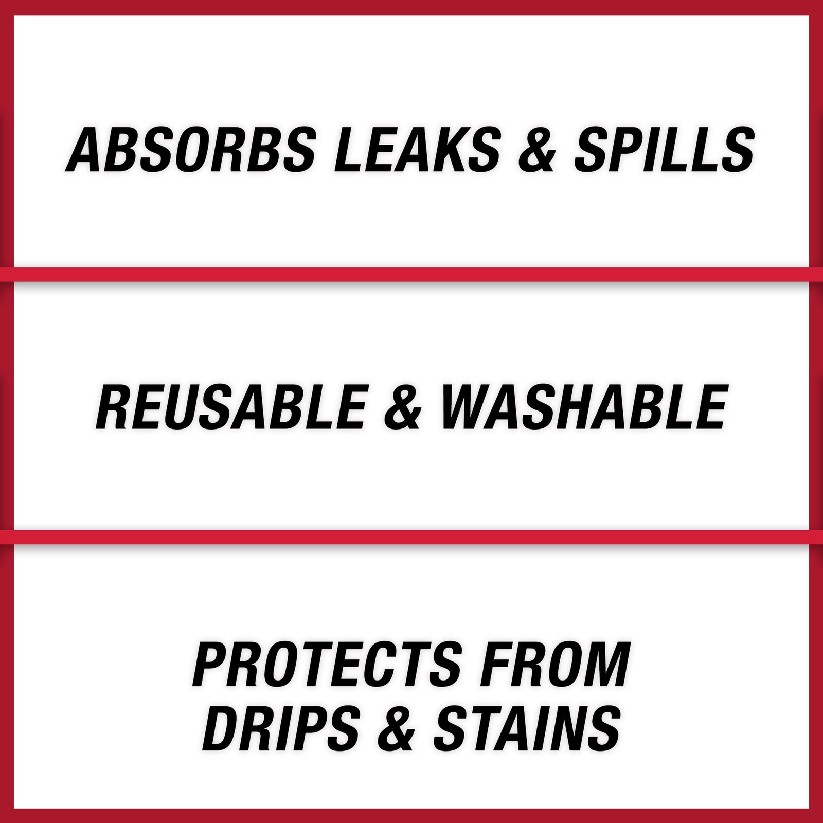 NEW TREND Hyper Tough; 29″ x 42″ Oil Spill Mat – Prevents Stains and Spills