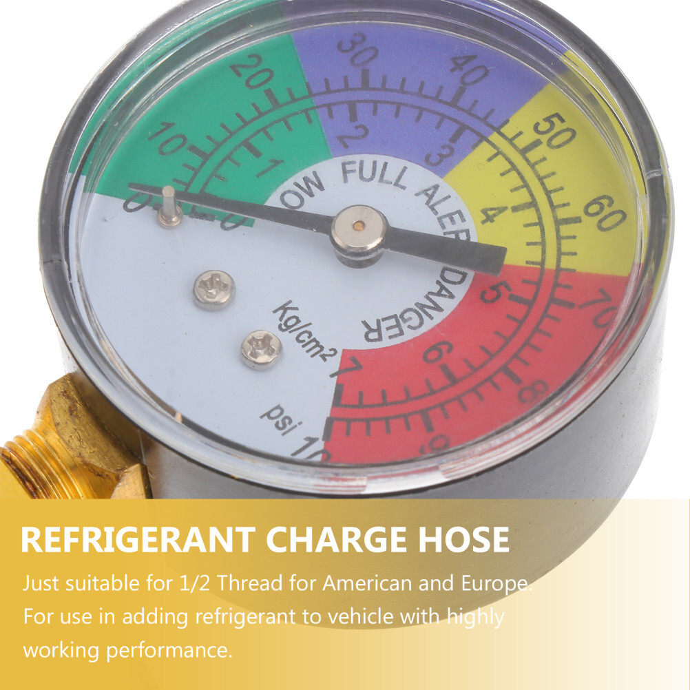 Car Air Conditioning Refrigerant DIY Recharge Hose Automotive AC Refrigerant