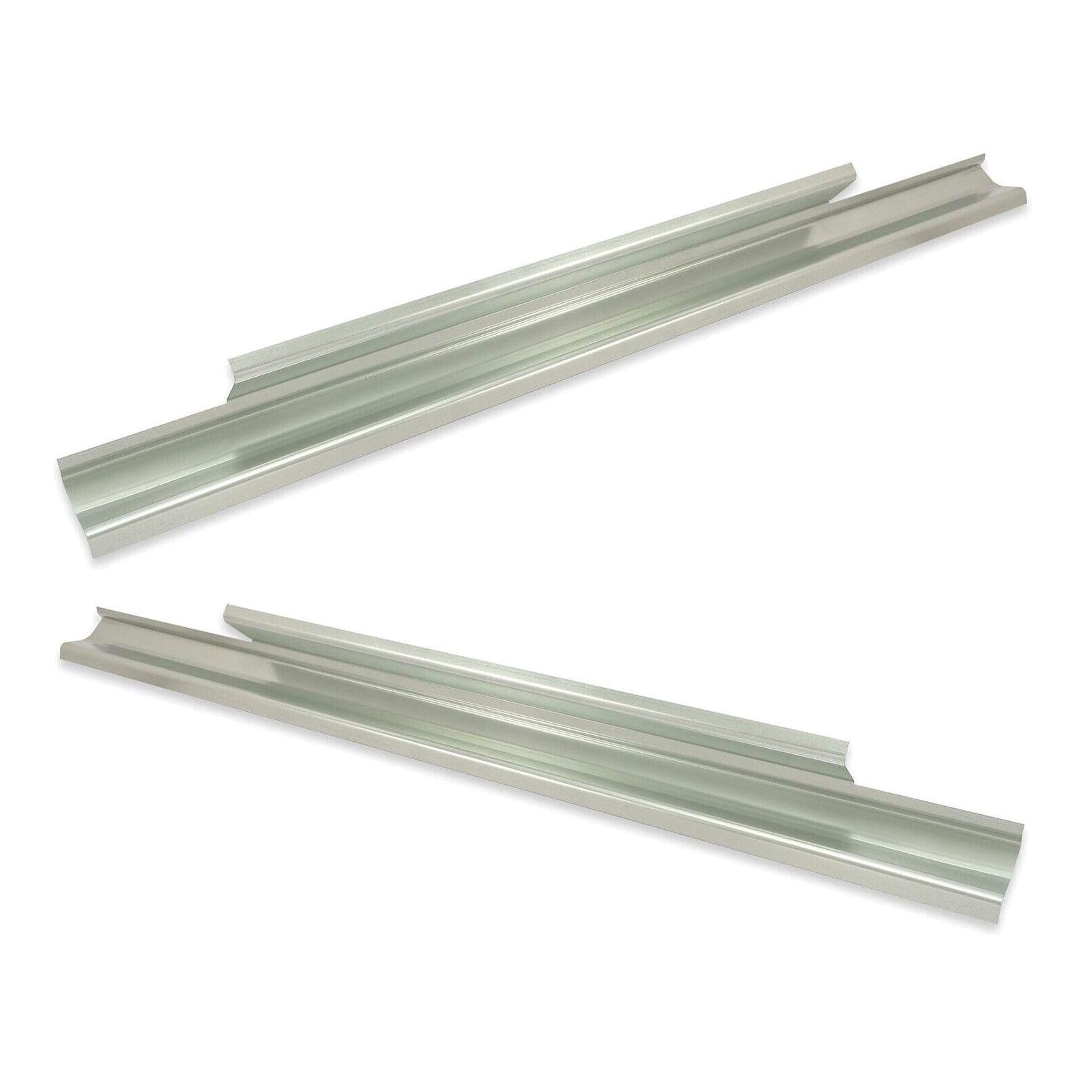 2pcs Outer Rocker Panels Patch Silver Galvanized Steel Dodge Ram 1500 1994-2001