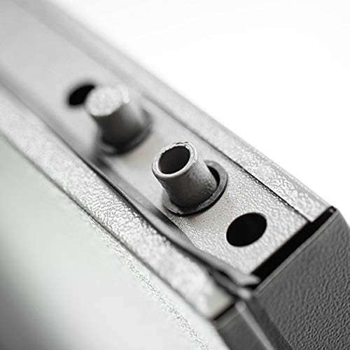 VIZ-PRO Quick Mount Steel Security Door with Frame and Hardware, Flat White