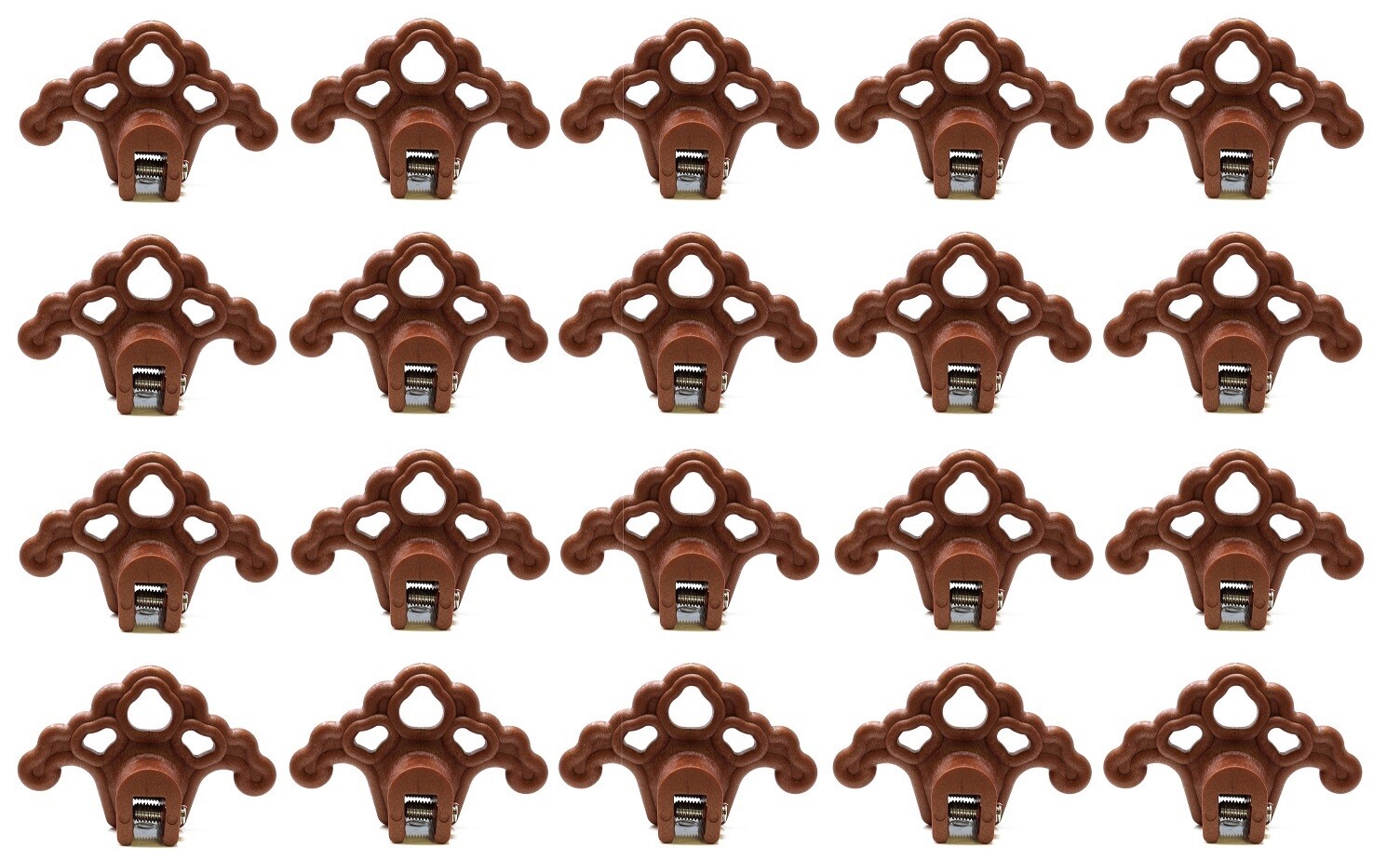 20 PLASTIC BRONZE Roof Ice Guard Snow Guard Stops Standing Seam Metal Roofing